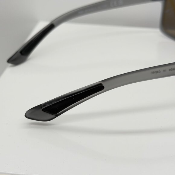 Maui Jim Pokowai Arch B439-11M Translucent Grey Sunglasses Polarized Blue Lens - Picture 12 of 12